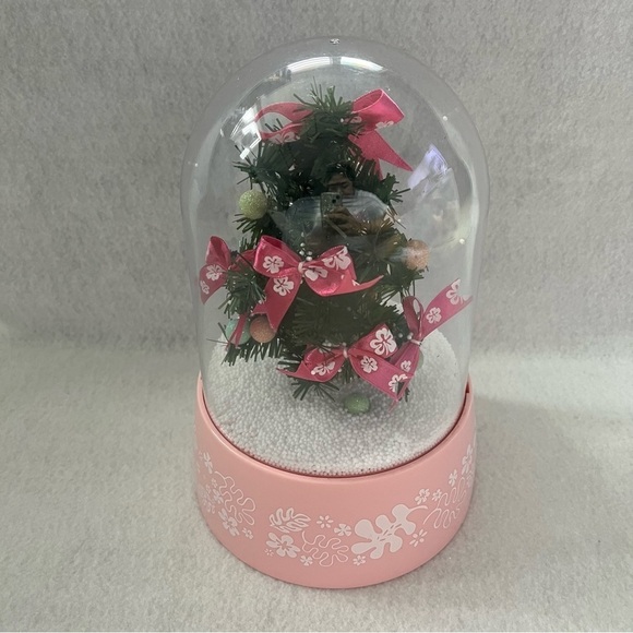 Lilo & STITCH Christmas Snow Globe Flashing Lights Disney Japan - Picture 6 of 7